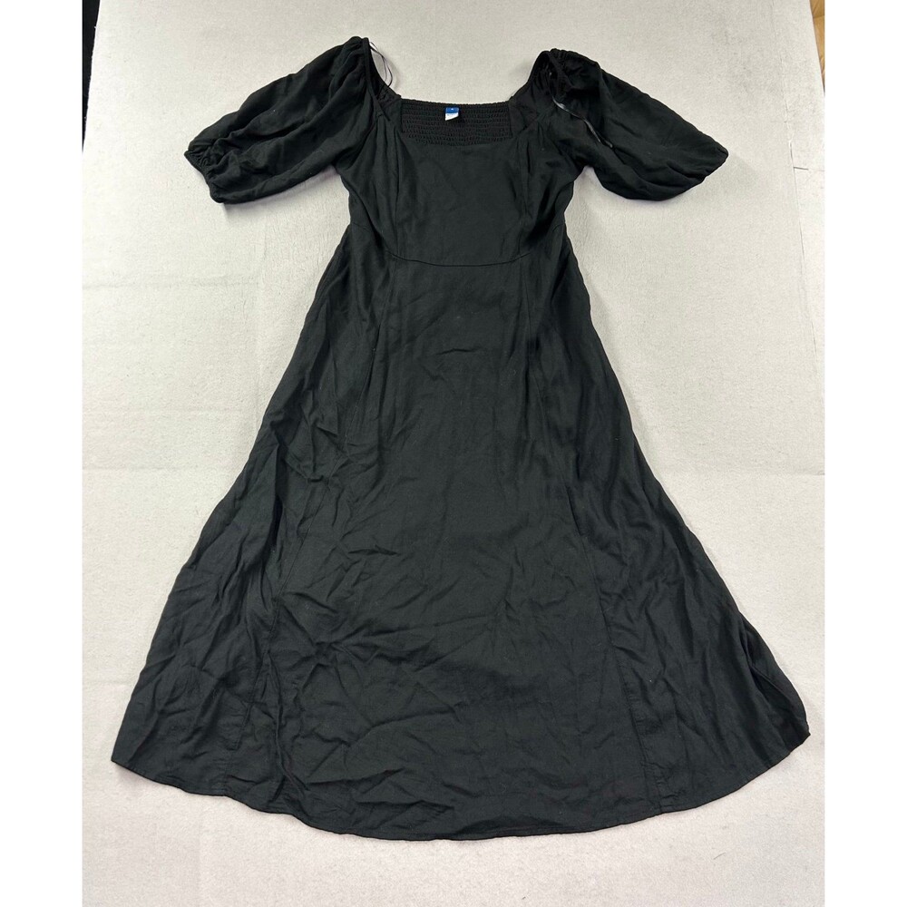 Old Navy Women’s Milk Maid Madi Dress Black Medium
